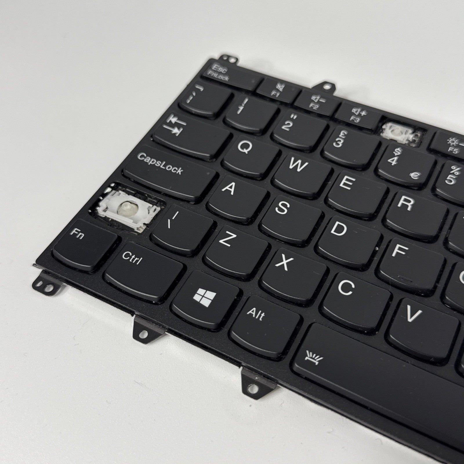 Lenovo Thinkpad Yoga 370 Genuine UK Backlit Keyboard 01HW603 (2 KEYS MISSING)