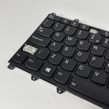 Lenovo Thinkpad Yoga 370 Genuine UK Backlit Keyboard 01HW603 (2 KEYS MISSING)