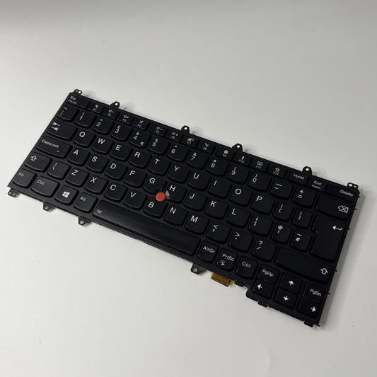 Lenovo Thinkpad Yoga 370 Genuine UK Backlit Keyboard 01HW603 SN20P38614