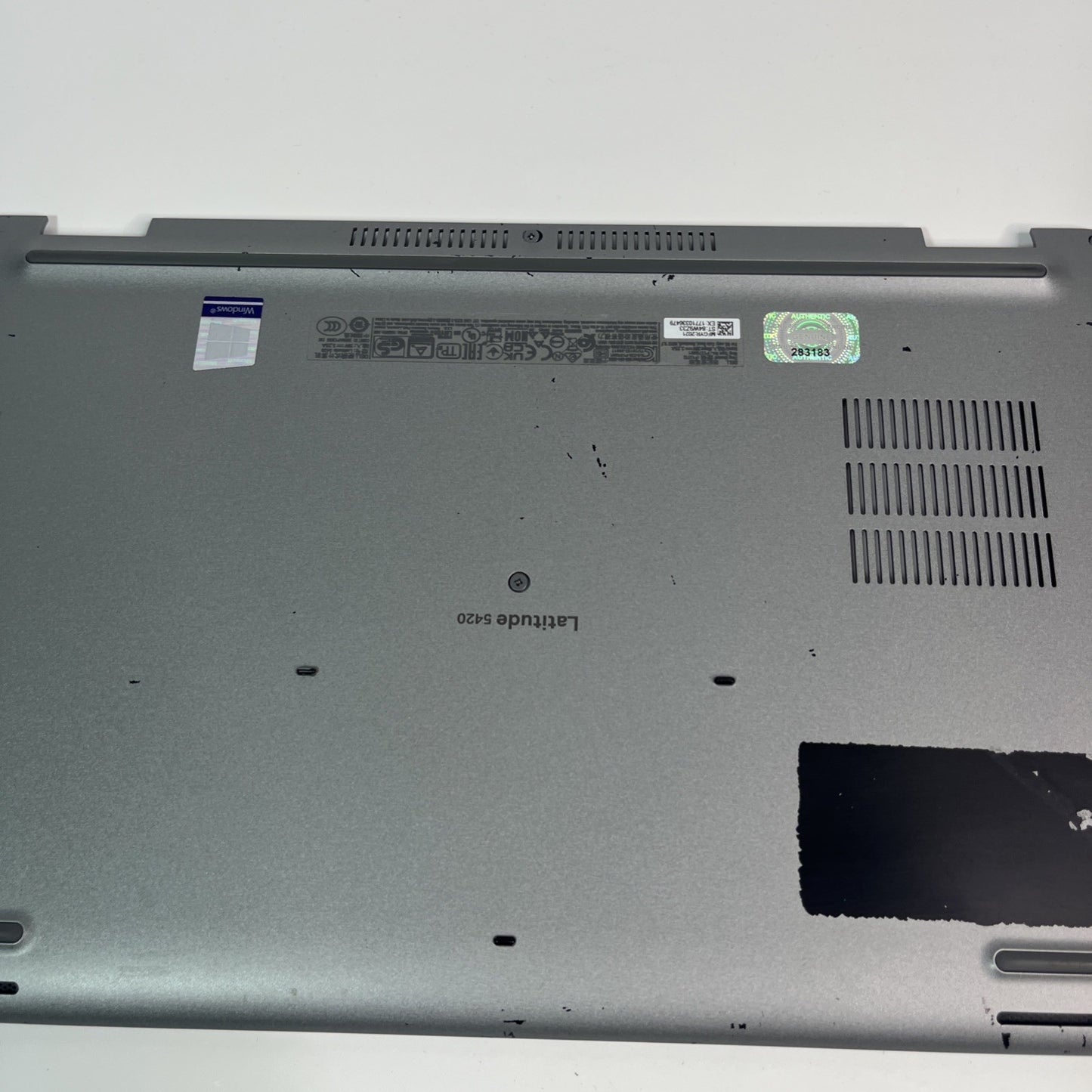 Genuine Silver Dell Latitude 5420 Bottom-base Cover Cn-063DTN-JTD00. Grade C