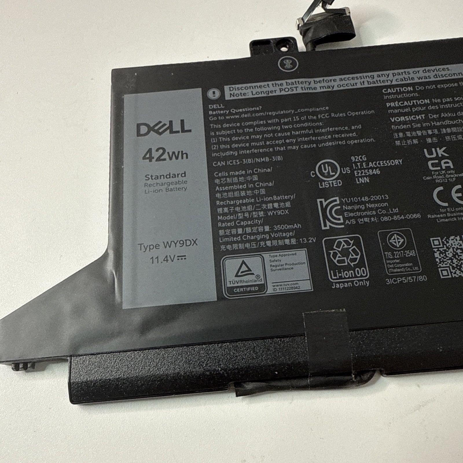 Genuine Dell WY9DX Latitude 5520 5420 Precision 3560 42Whr Battery R89GC
