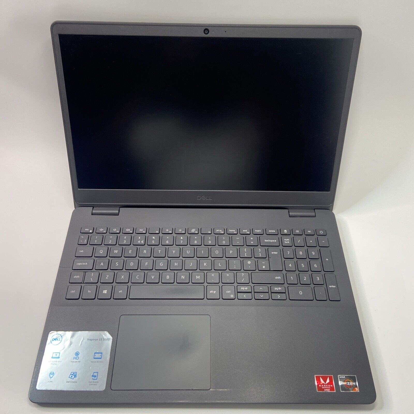 Dell Inspiron 15-3505 15.6" Laptop AMD Ryzen 5 3500U 256GB SSD 16GB RAM 