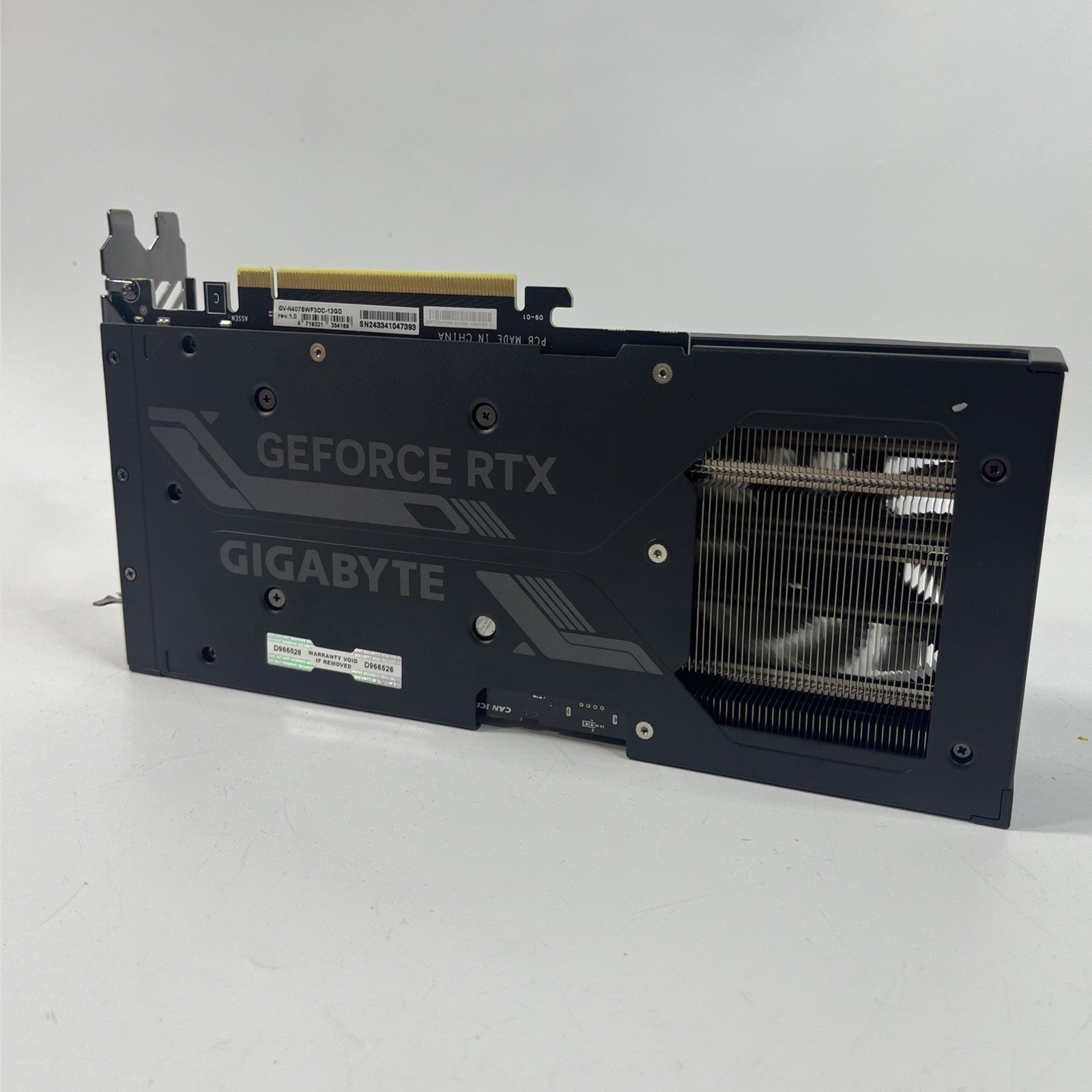 GIGABYTE GeForce RTX 4070 Super WINDFORCE OC 12GB GDDR6X Graphic Card (load Fan)
