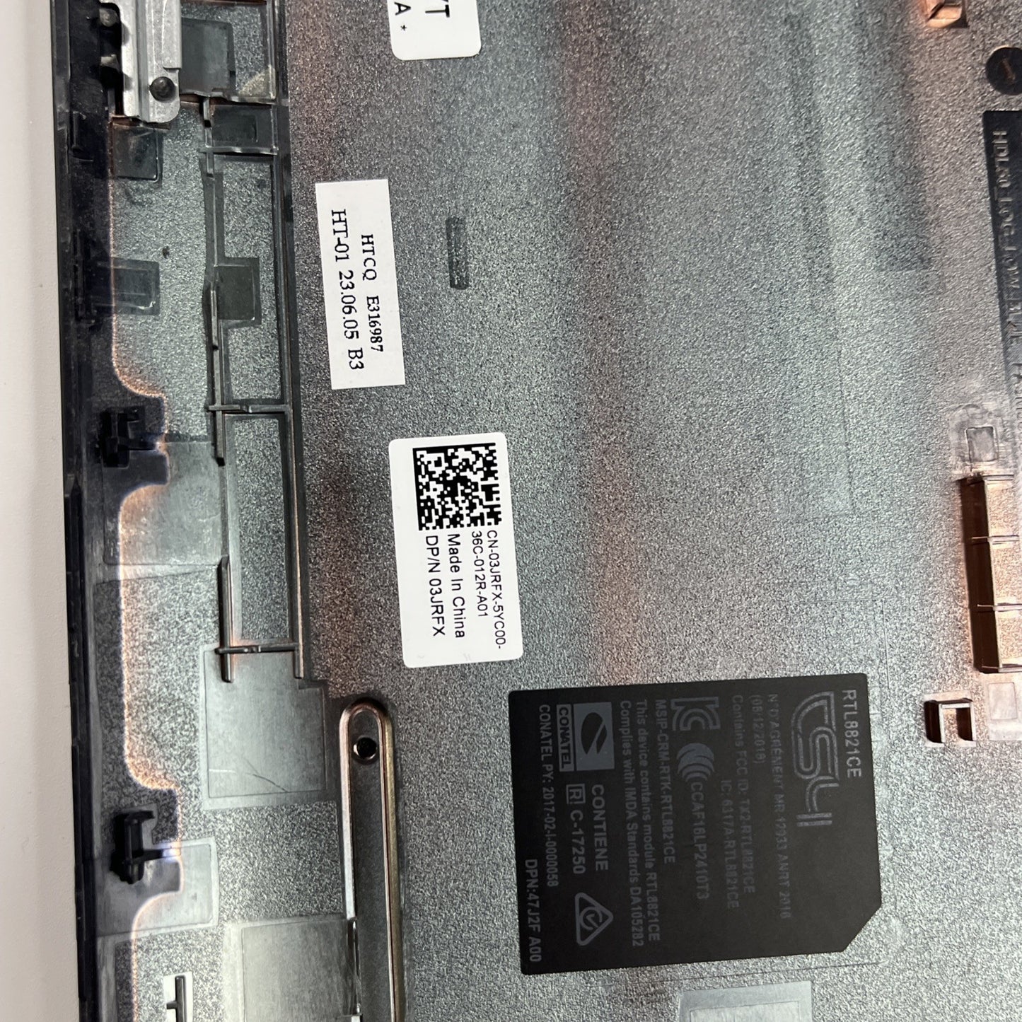 Genuine Black Dell Inspiron 15 3525 Bottom Base  03JRFX