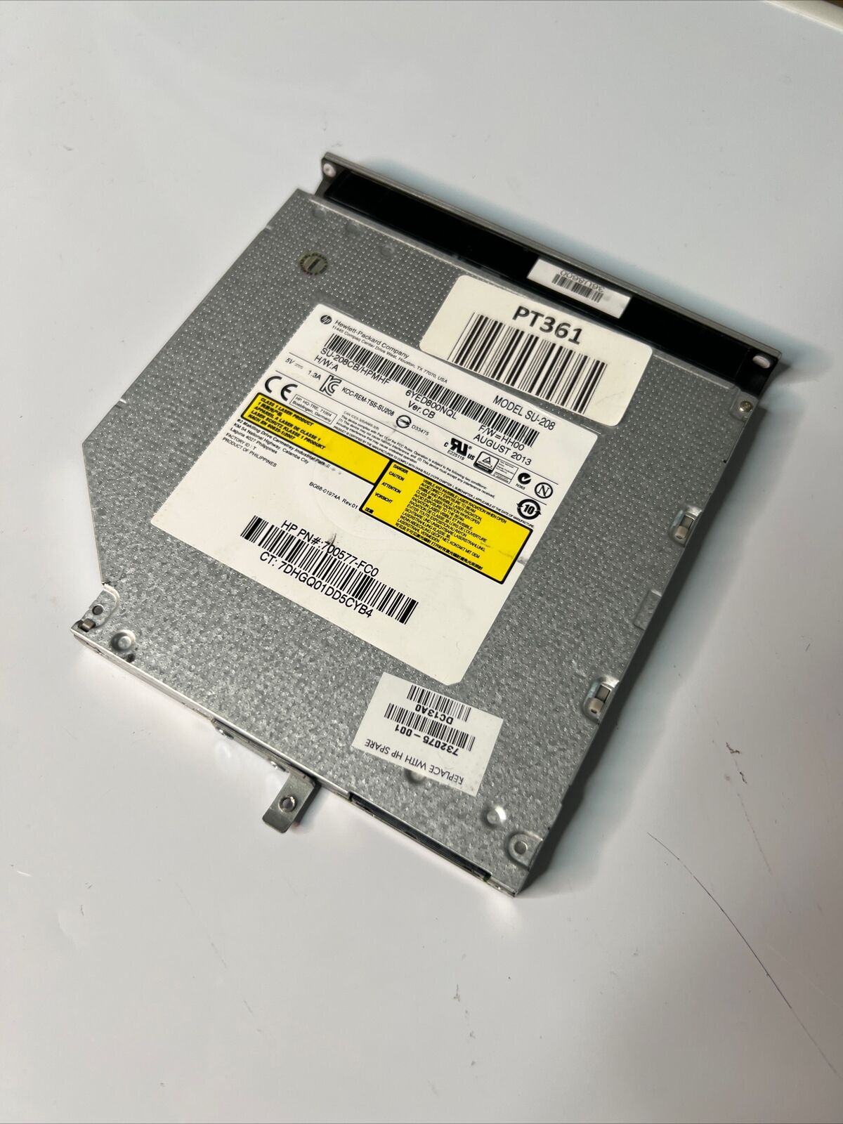 DVD burner player 9.5 mm SATA SU-208 - 700577-FC0 for HP Probook 470 G0