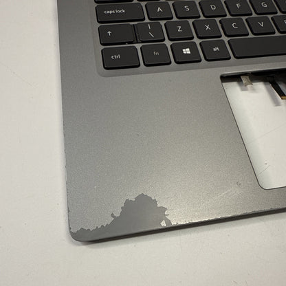 Genuine Dell Latitude 5320 Palmrest & UK Keyboard Silver 0VJ41Y (Paint Chipping)