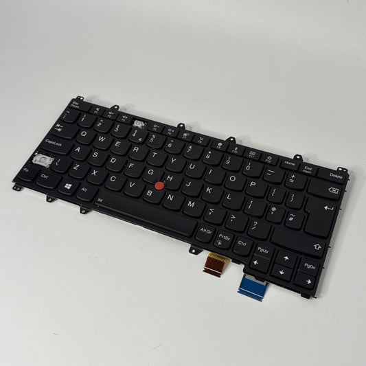 Lenovo Thinkpad Yoga 370 Genuine UK Backlit Keyboard 01HW603 (2 KEYS MISSING)