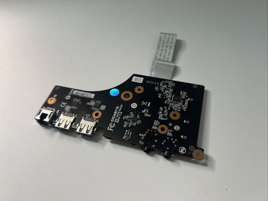 Gigabyte p57x v6 USB Audio LAN SD Card Reader Board with Cable GC-RP57XIO