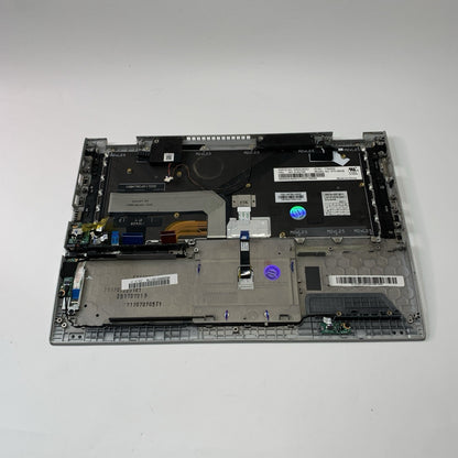 Lenovo Yoga 370 Complete Palmrest UK Backlit Keyboard & Touchpad Silver 01HY214