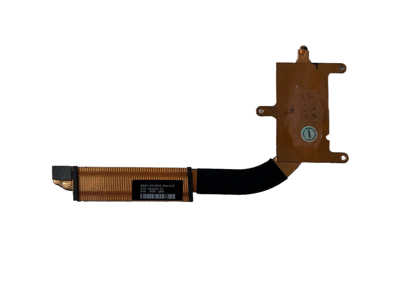 Genuine Samsung Galaxy Book 3 NP750QFG Thermal Heatsink BA62-01102A