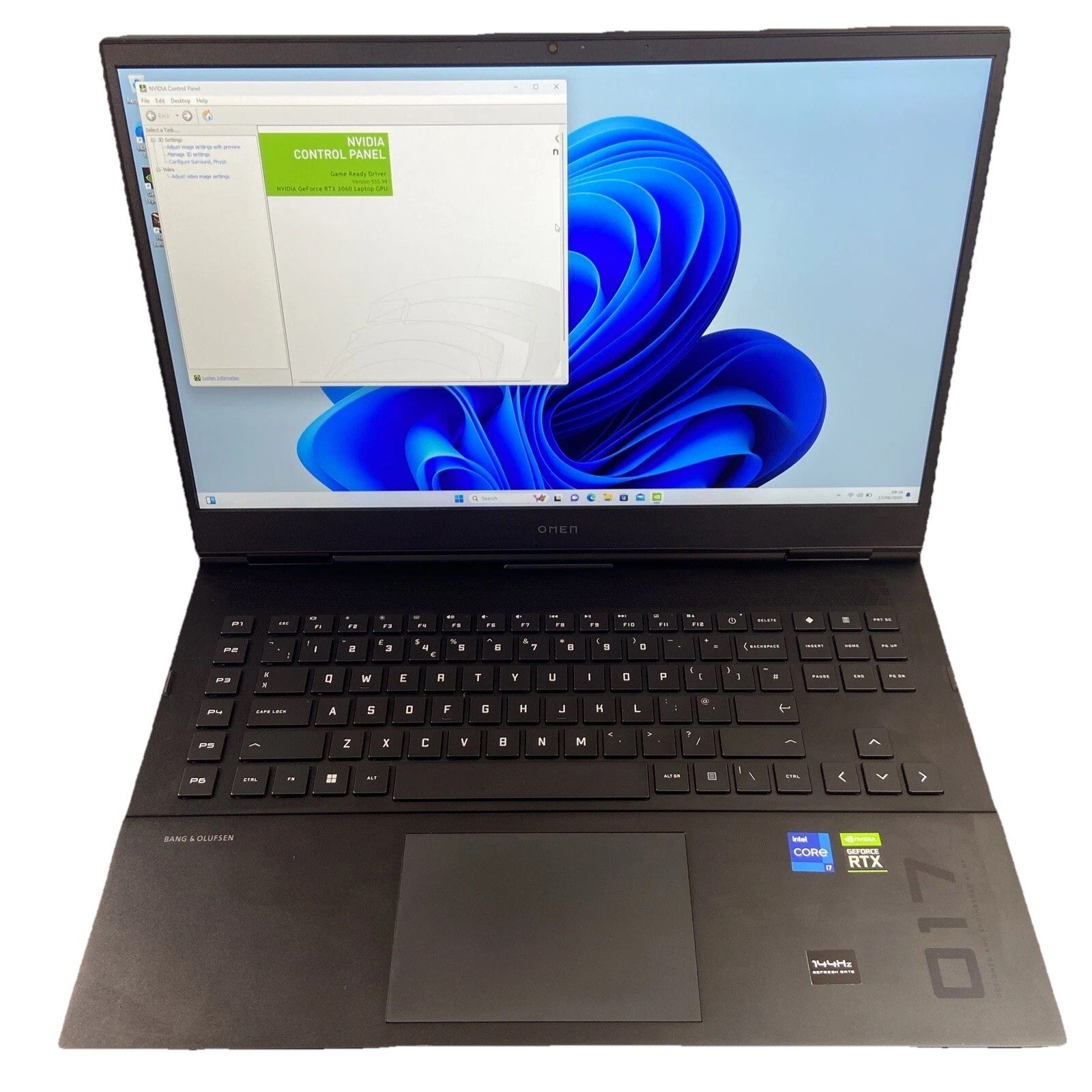 HP Omen 17-ck1502na Core i7-12700H 16GB 512GB SSd RTX 3060 17.3” Gaming Laptop