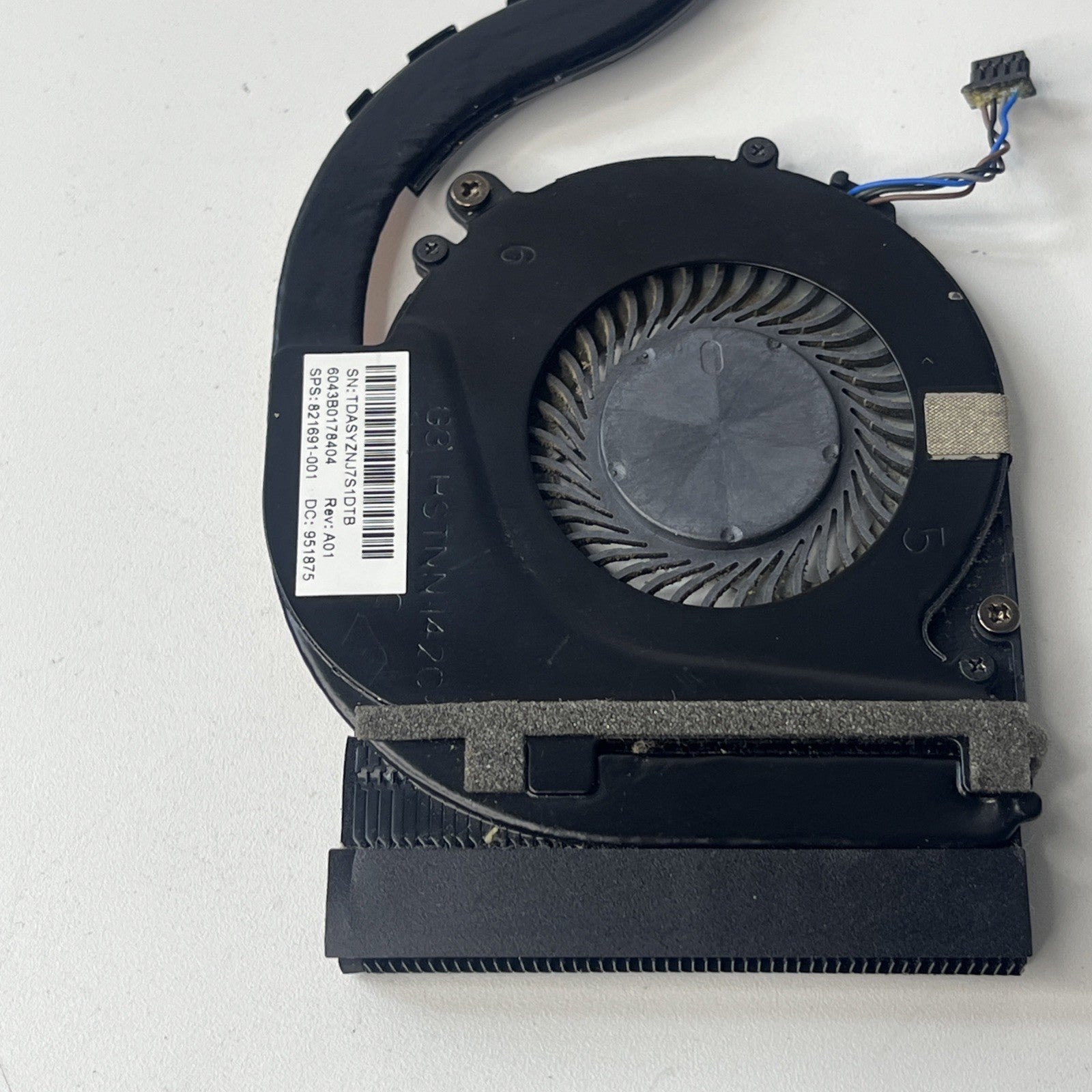 HP EliteBook 820 G3 / G4 CPU Cooling Fan & Heatsink 6043B0178401