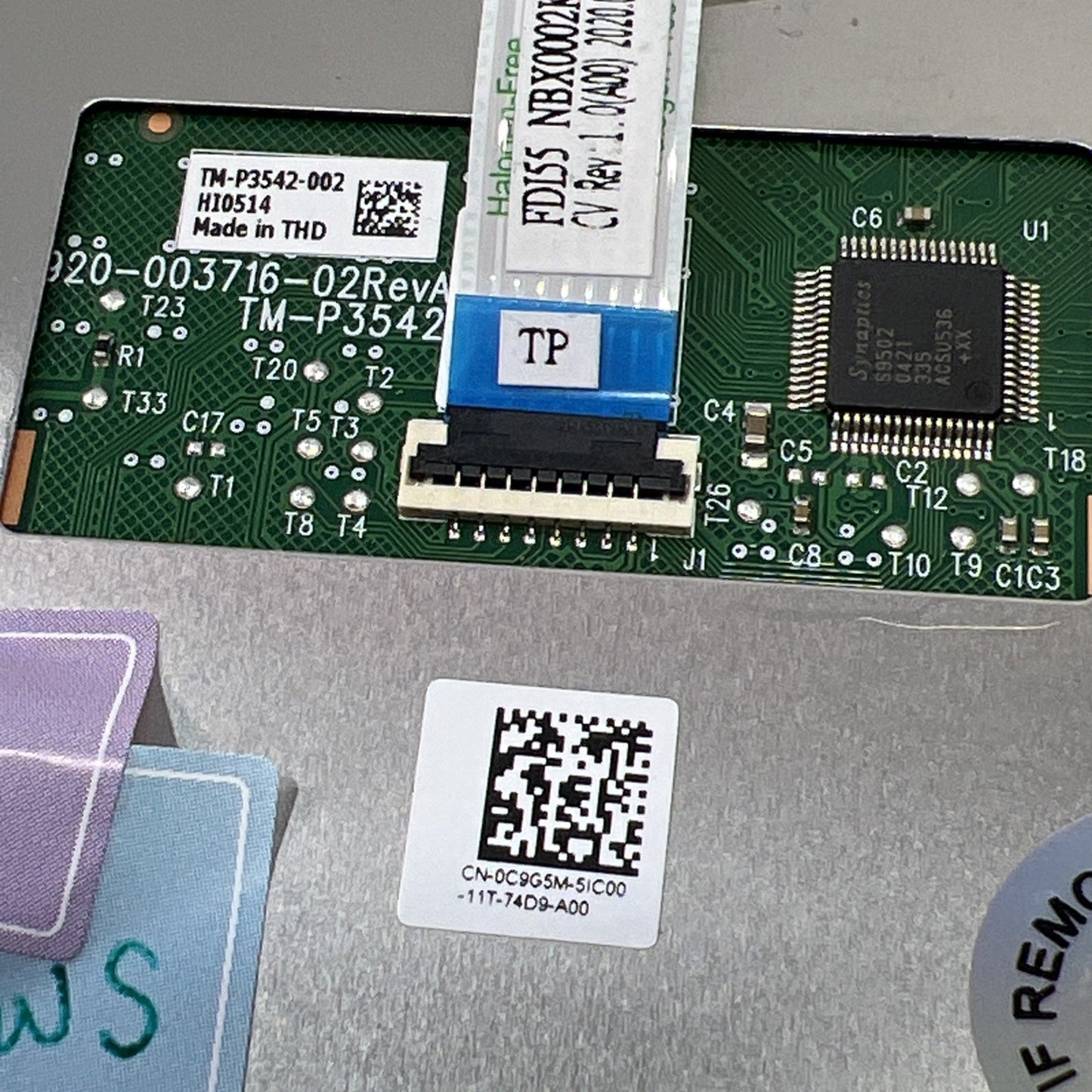 Genuine Dell Inspiron 3505 Genuine Touchpad Trackpad + Cable + Screws 0C9G5M