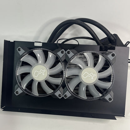 Alphacool Eisbaer Aurora 240mm AIO CPU Cooler aRGB Copper Radiator LGA1700 AM5