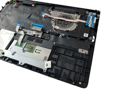 HP 14-DQ0518SA Complete Palmrest Housing Touchpad UK Keyboard DC JACK Black