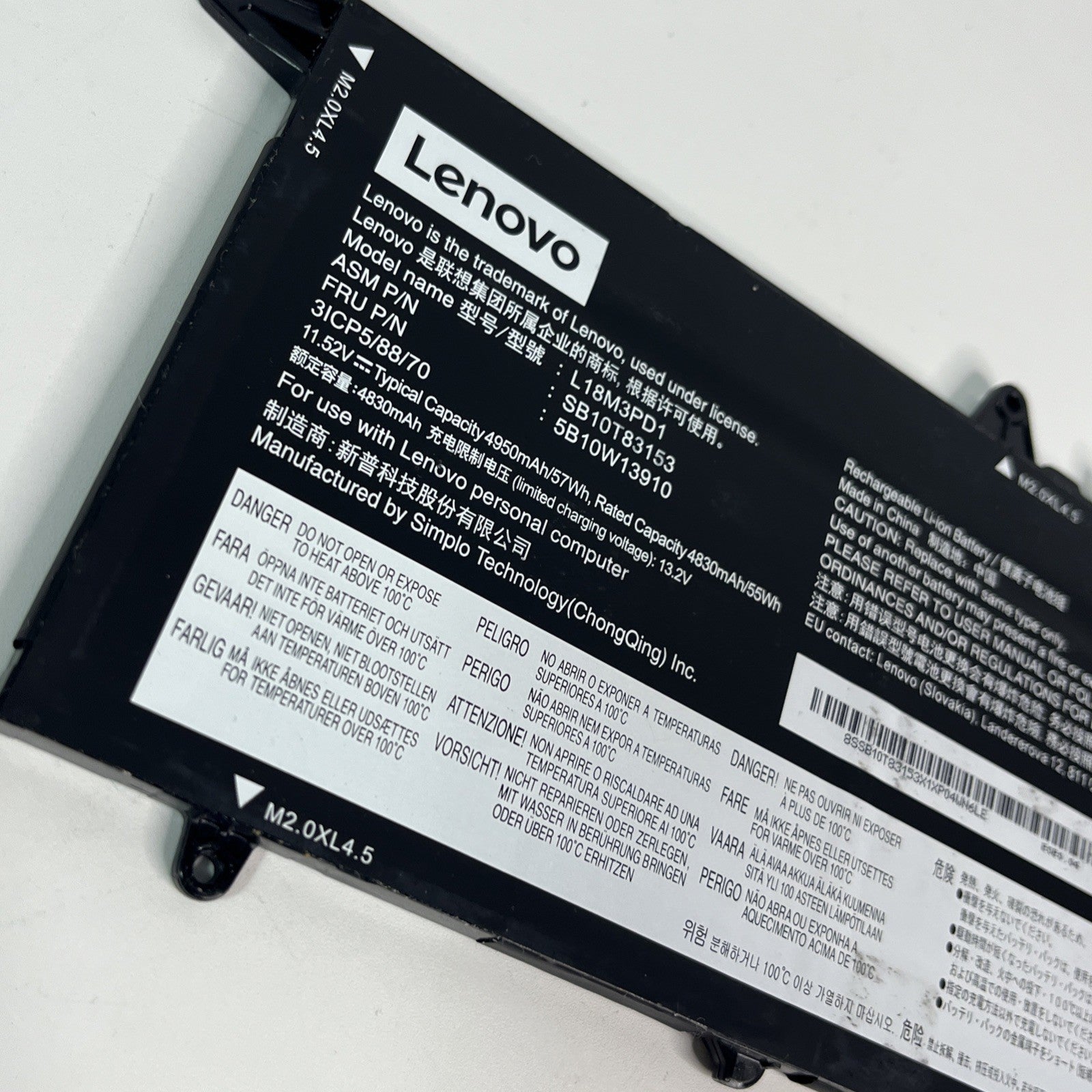 Genuine L18M3Pd1 Battery for Lenovo T14s Good Health