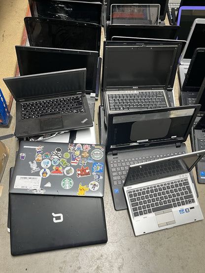 50x Mixed Laptops For Repair/Parts PCs No Ram/hdd Collection Only