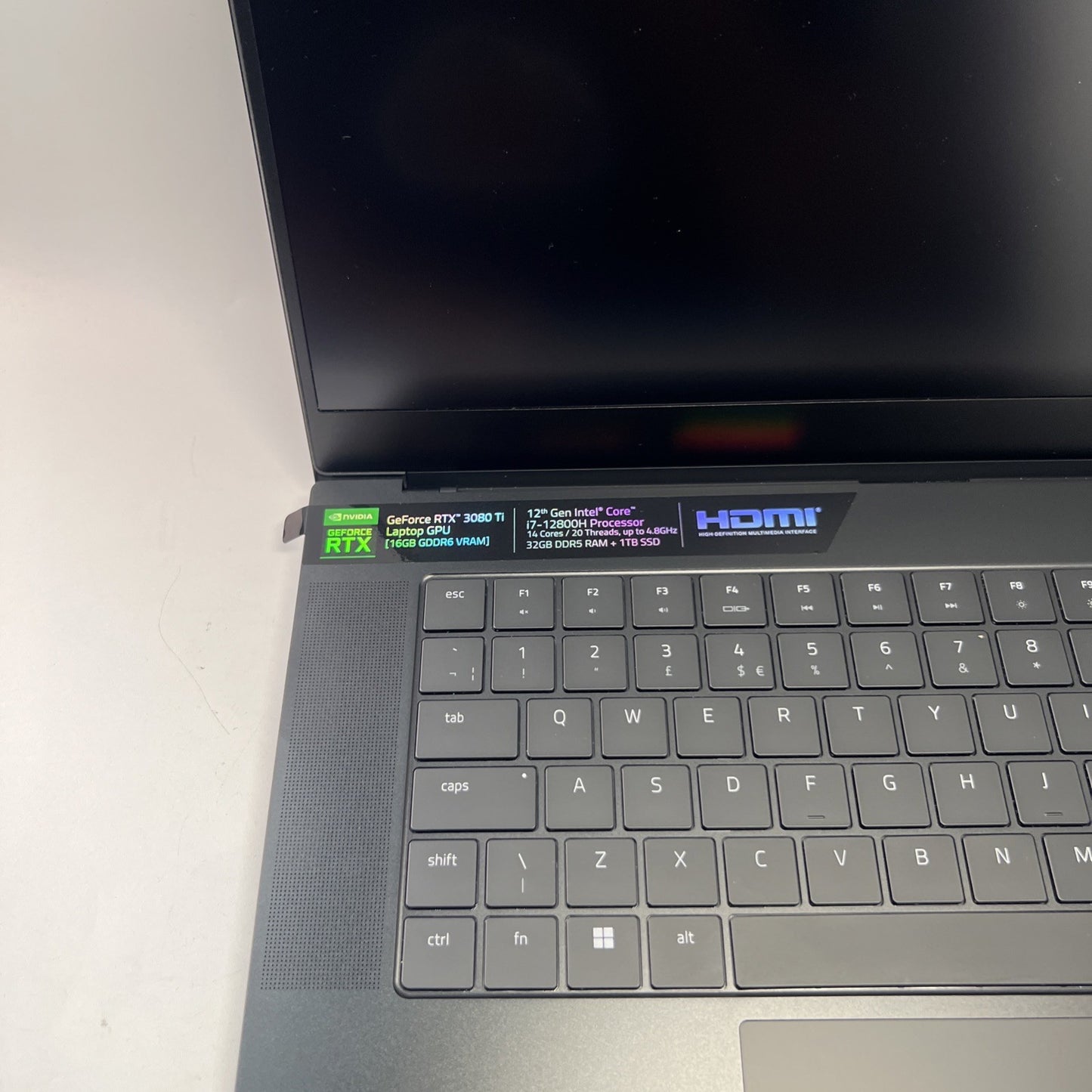 Razer Blade 15 Advanced RZ09-0421 Intel i7-12800H 32GB RAM 1TB SSD RTX 3080Ti