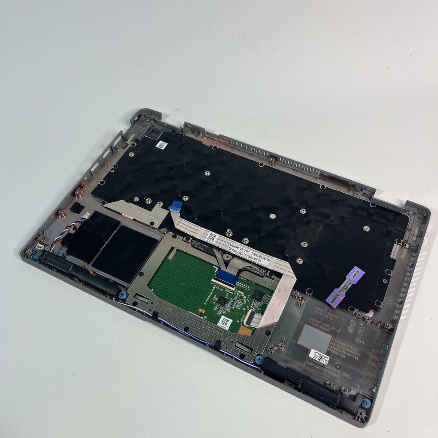 Genuine Dell Latitude 5420  Palmrest And Keyboard, Missing Key Silver