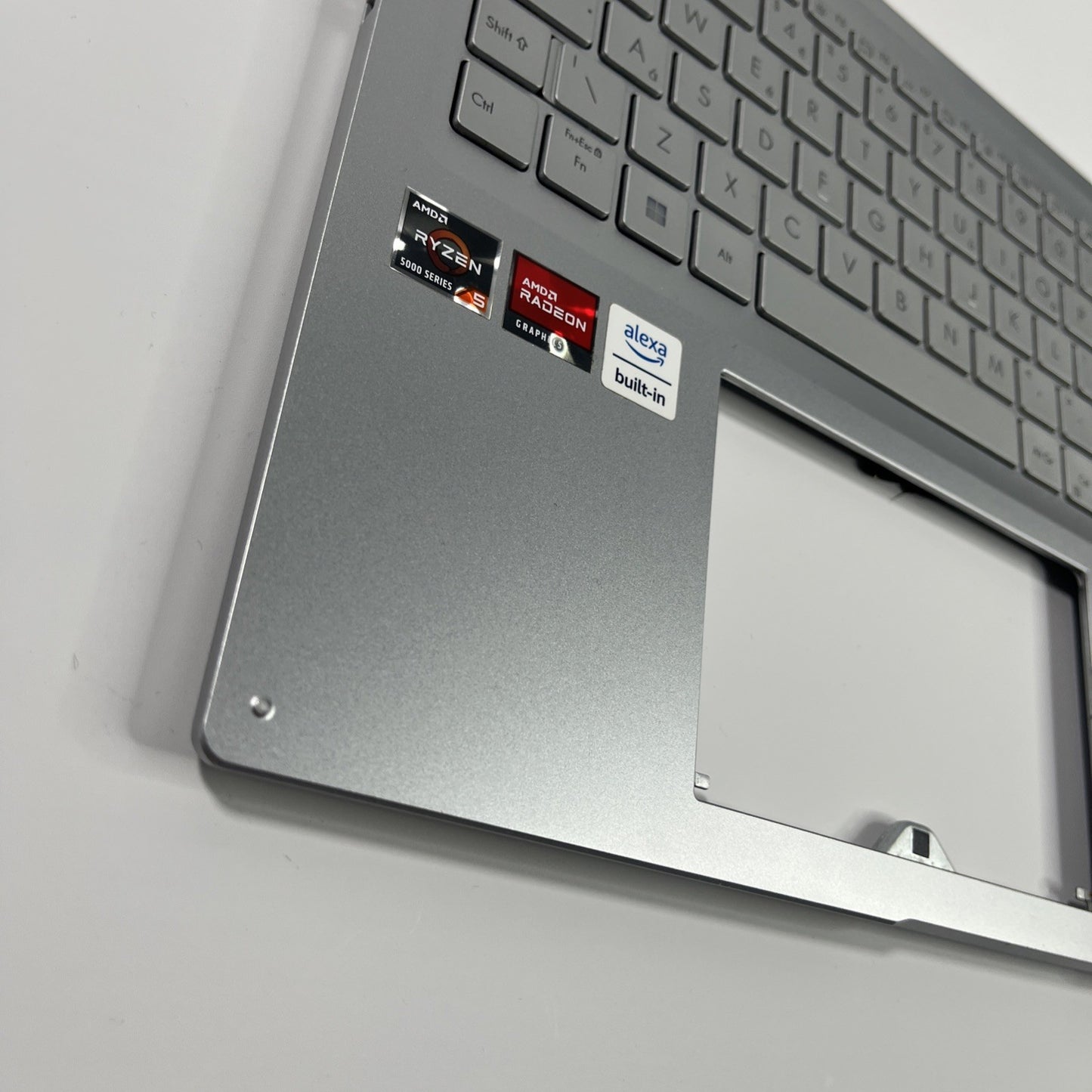 Genuine Silver ASUs vivobook 16 m1603QA palmrest And Keyboard 13N1-FBM0311