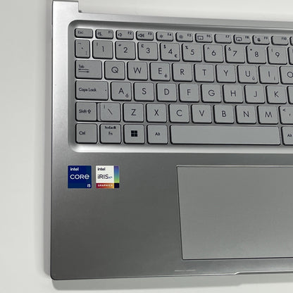 Genuine Silver Asus VB 15 X1504ZA Palmrest, Keyboard& Speaker 13N1-GVM0401.#G A