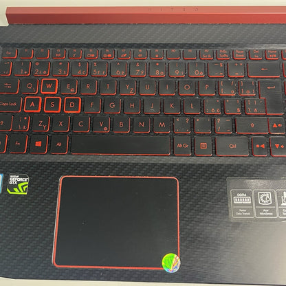 Acer Aspire Nitro AN515-52 Complete Palmrest Assembly UK Keyboard AP290000400