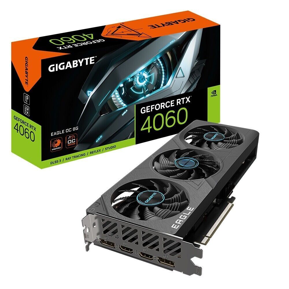 GIGABYTE GeForce RTX 4060 OC Low Profile 8GB GDDR6 GPU