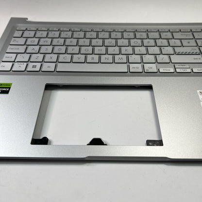 ASUS VivoBook 16X K3605Z UK Keyboard Palmrest Cover Silver