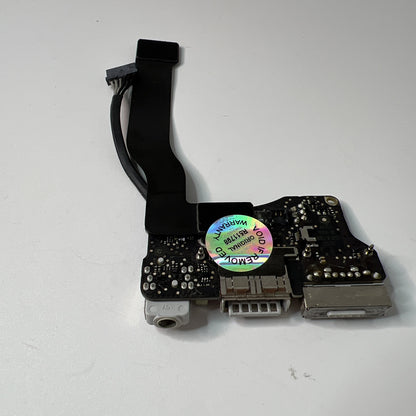 A1466 Apple MacBook Air 13" Mid 2012 I/O Board DC Power Jack Port 821-1477-A