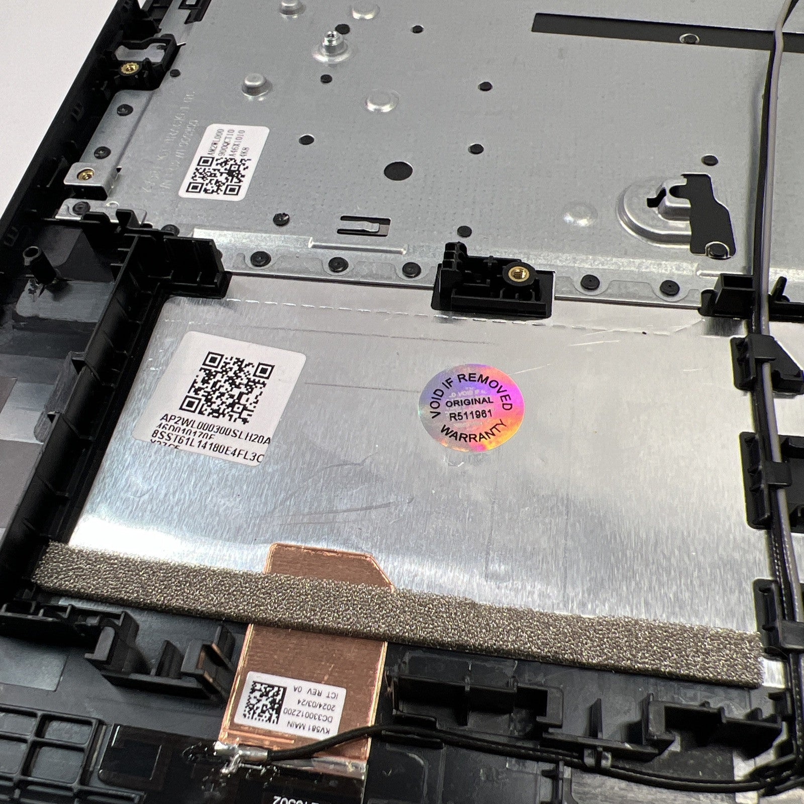 Lenovo V15 G4 AMN Complete Palmrest Cover Touchpad Keyboard UK Black Grade A