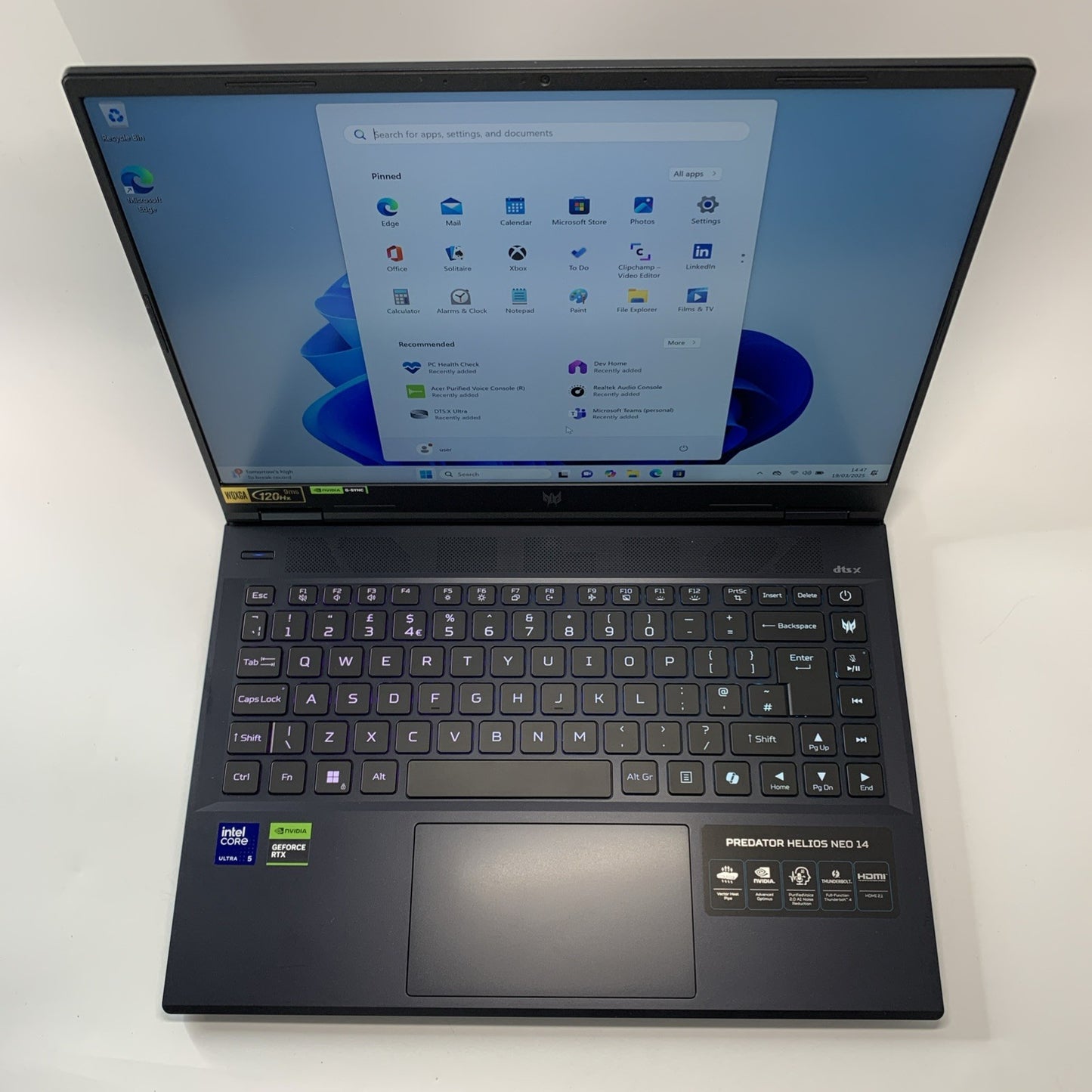 Acer Predator Helios Neo 14 PHN14-51 Ultra 5 125H 16GB 512GB SSD RTX 4060