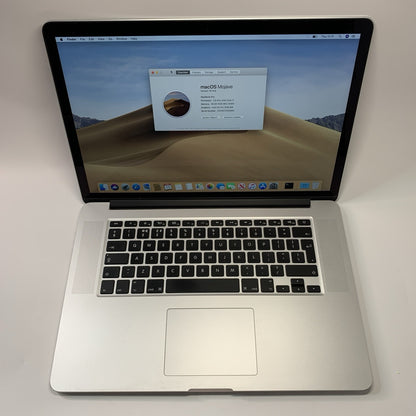MacBook Pro Retina 15” inch, Mid 2015 2.8GHz i7 16GB 256GB Intel Iris Pro 1536MB