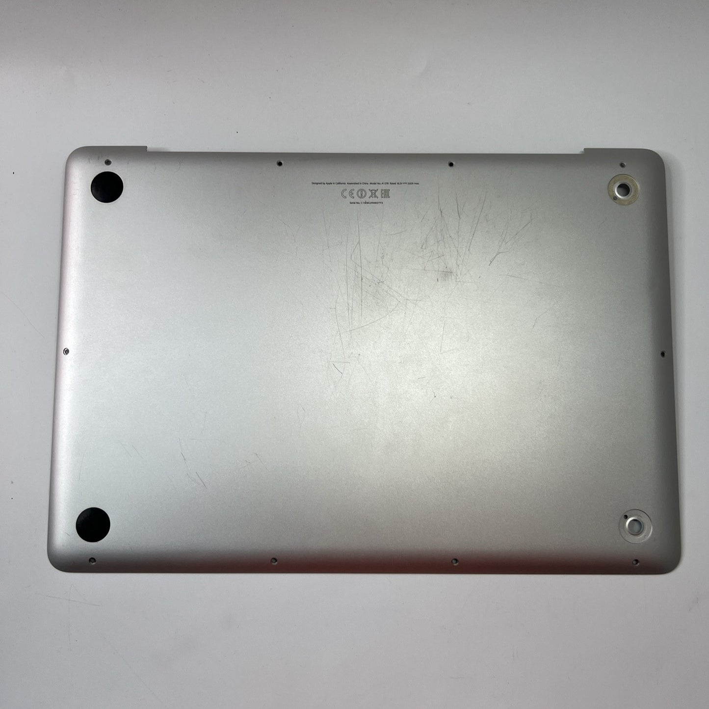 APPLE MACBOOK PRO A1278 13” MID 2010 2011 2012 BOTTOM CASE AND SCREWS (GRADE C)