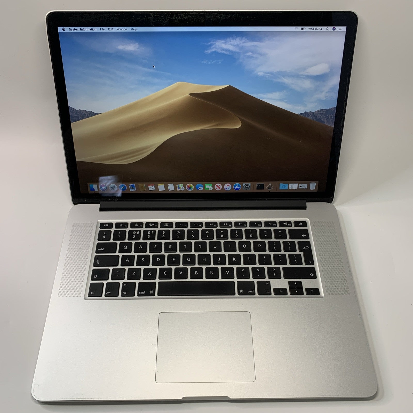 MacBook Pro Retina 15” inch, Mid 2014 2.2GHz i7 16GB 256GB Intel Iris Pro