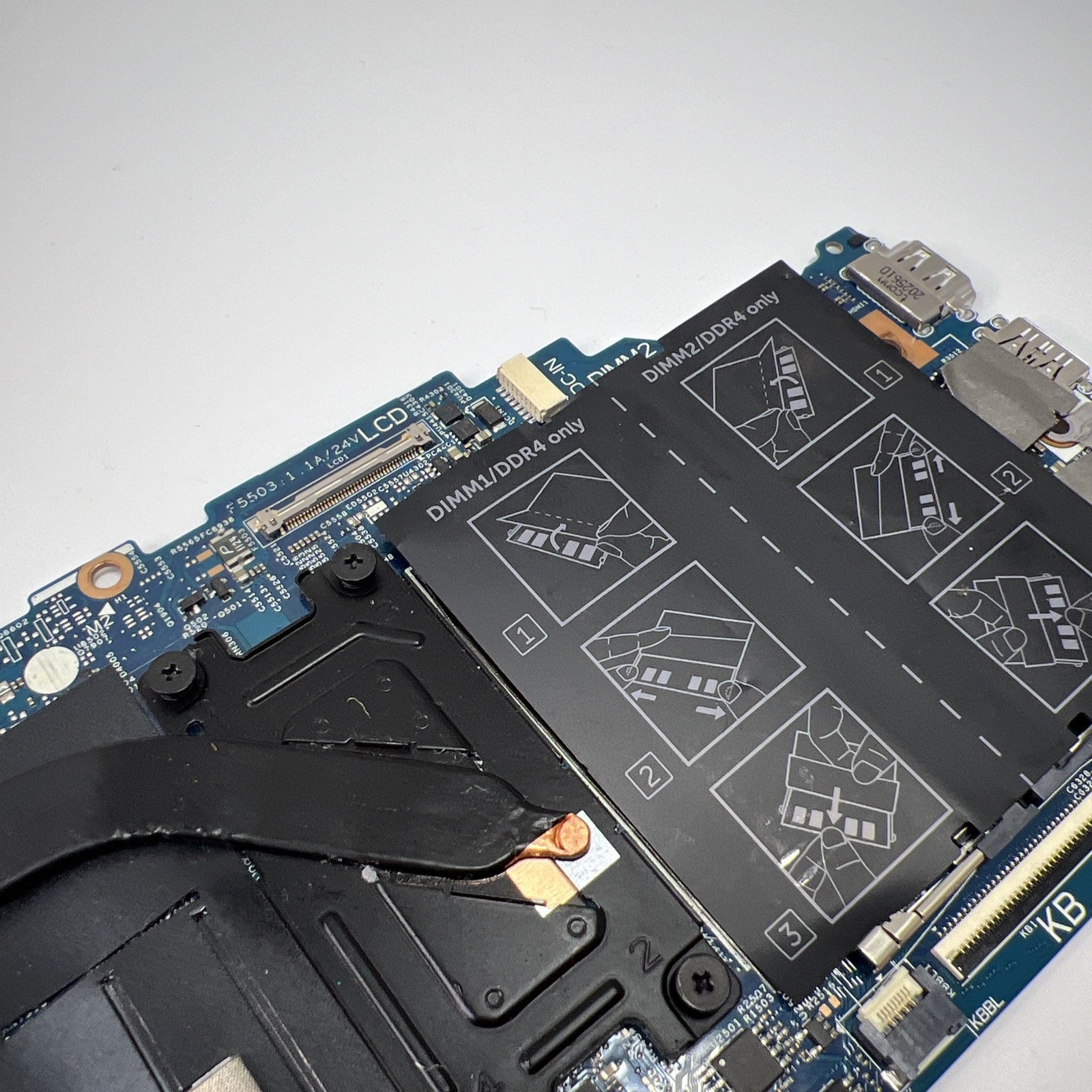 GENUINE DELL VOSTRO 15 5501 INTEL CORE I5 1035G1 MOTHERBOARD RHCDN 0RHCDN -WORKS