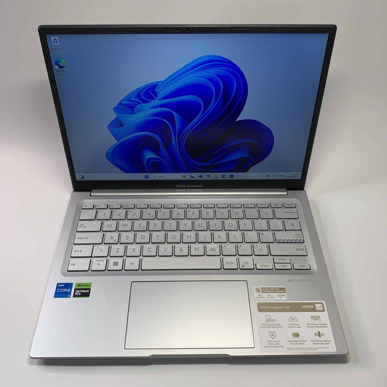 ASUS Vivobook 14X K3405Z 14” Laptop  Core i5-12450H 16GB RAM 512GB SSD RTX 2050