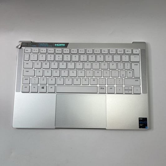 Razer Book 13 RZ09-0357 Genuine Palmrest UK Keyboard Touchpad Silver 13141560