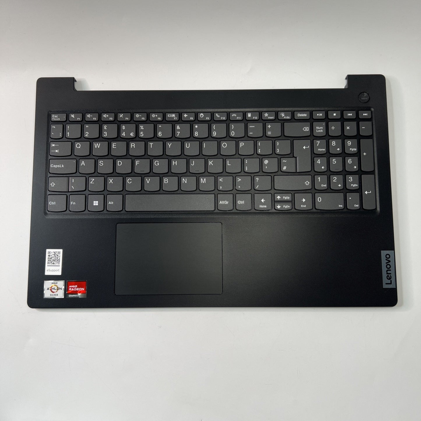 Lenovo V15 G4 AMN Complete Palmrest Cover Touchpad Keyboard UK Black Grade A