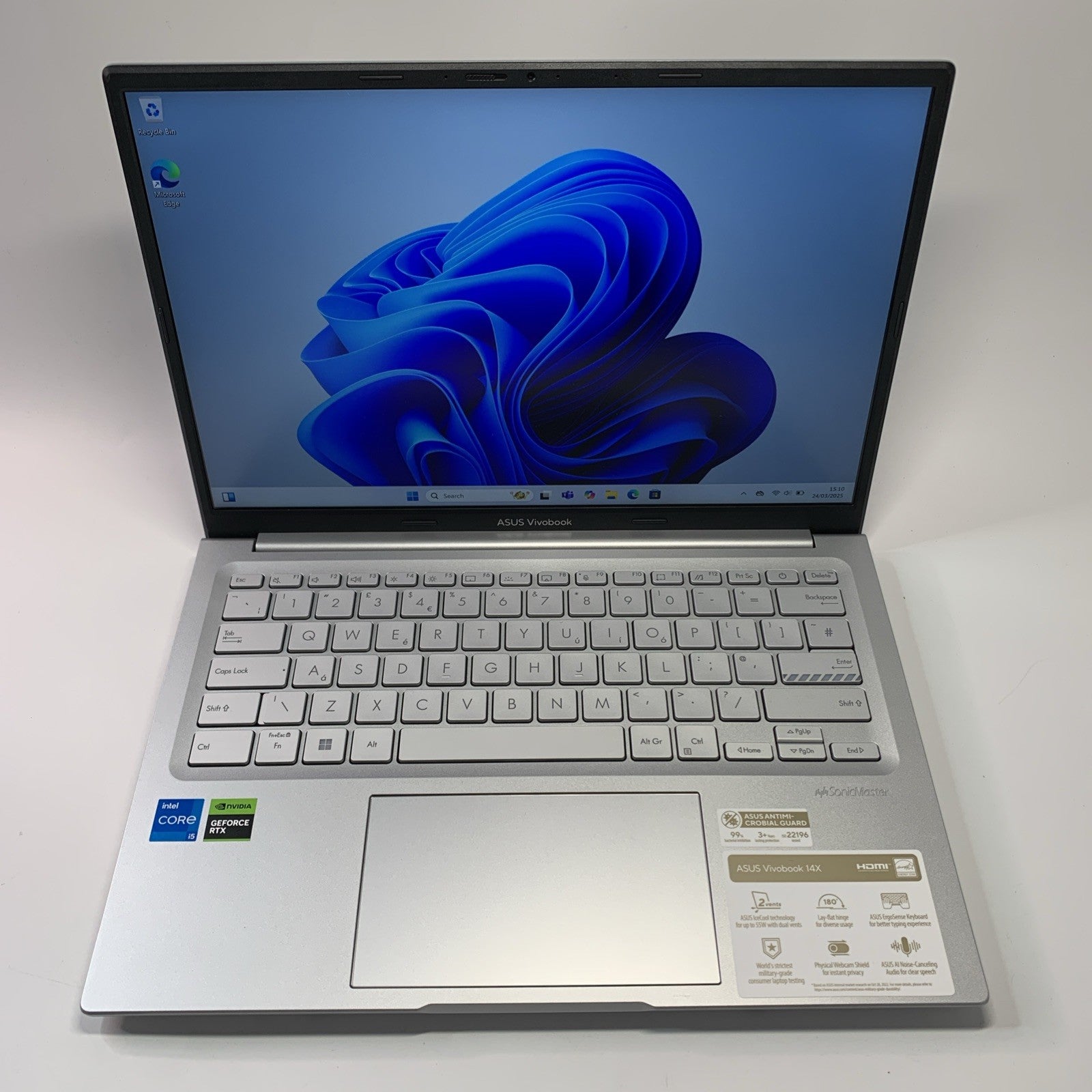 ASUS Vivobook 14X K3405Z 14” Laptop  Core i5-12450H 16GB RAM 512GB SSD RTX 2050