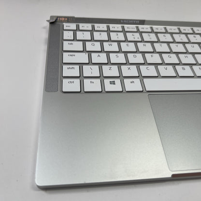 Razer Book 13 RZ09-0357 Genuine Palmrest UK Keyboard Touchpad Silver 13141560