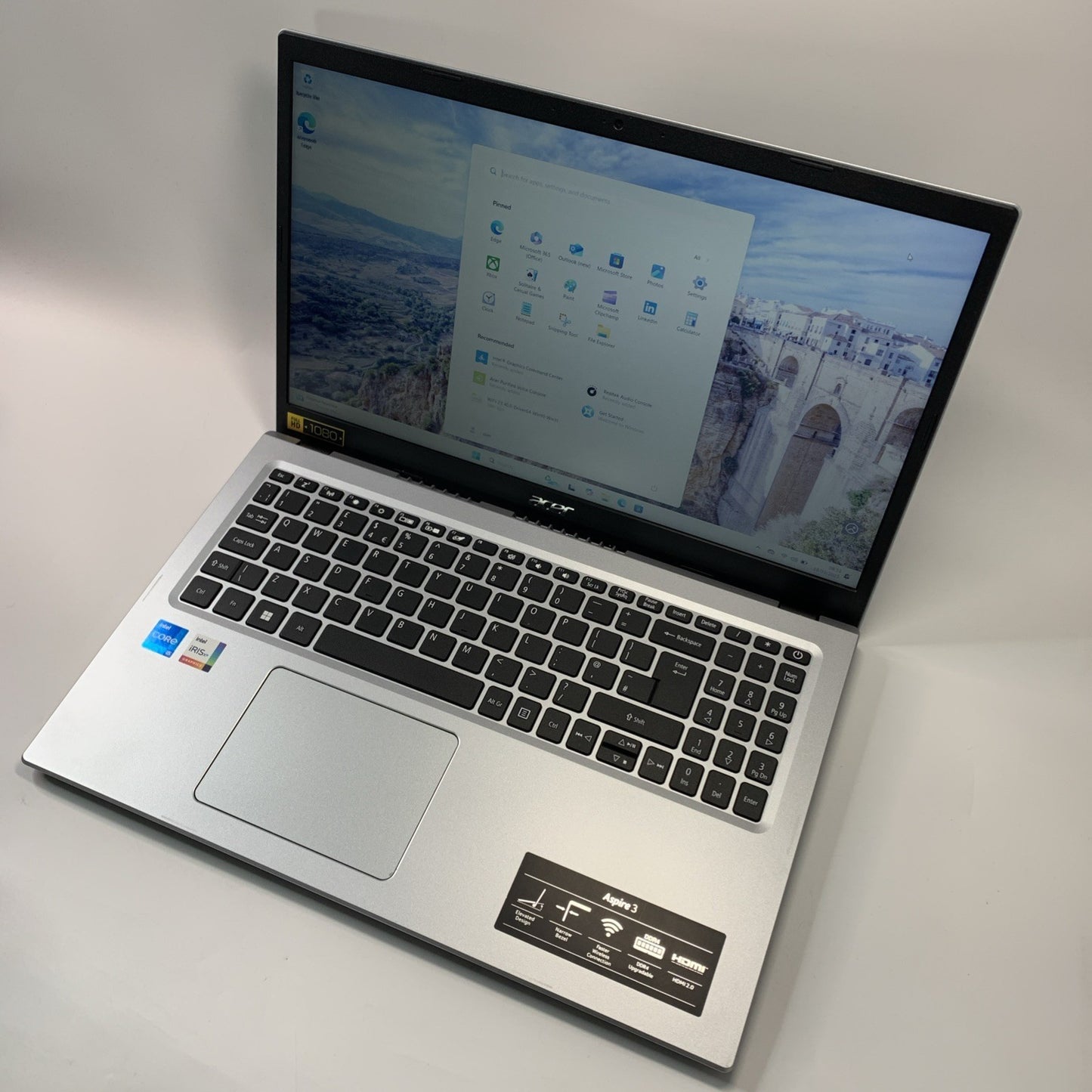 Acer Aspire 3 A315-58 Laptop 15.6" FHD Core i5-1135G7 16GB RAM 256 SSD Windows11