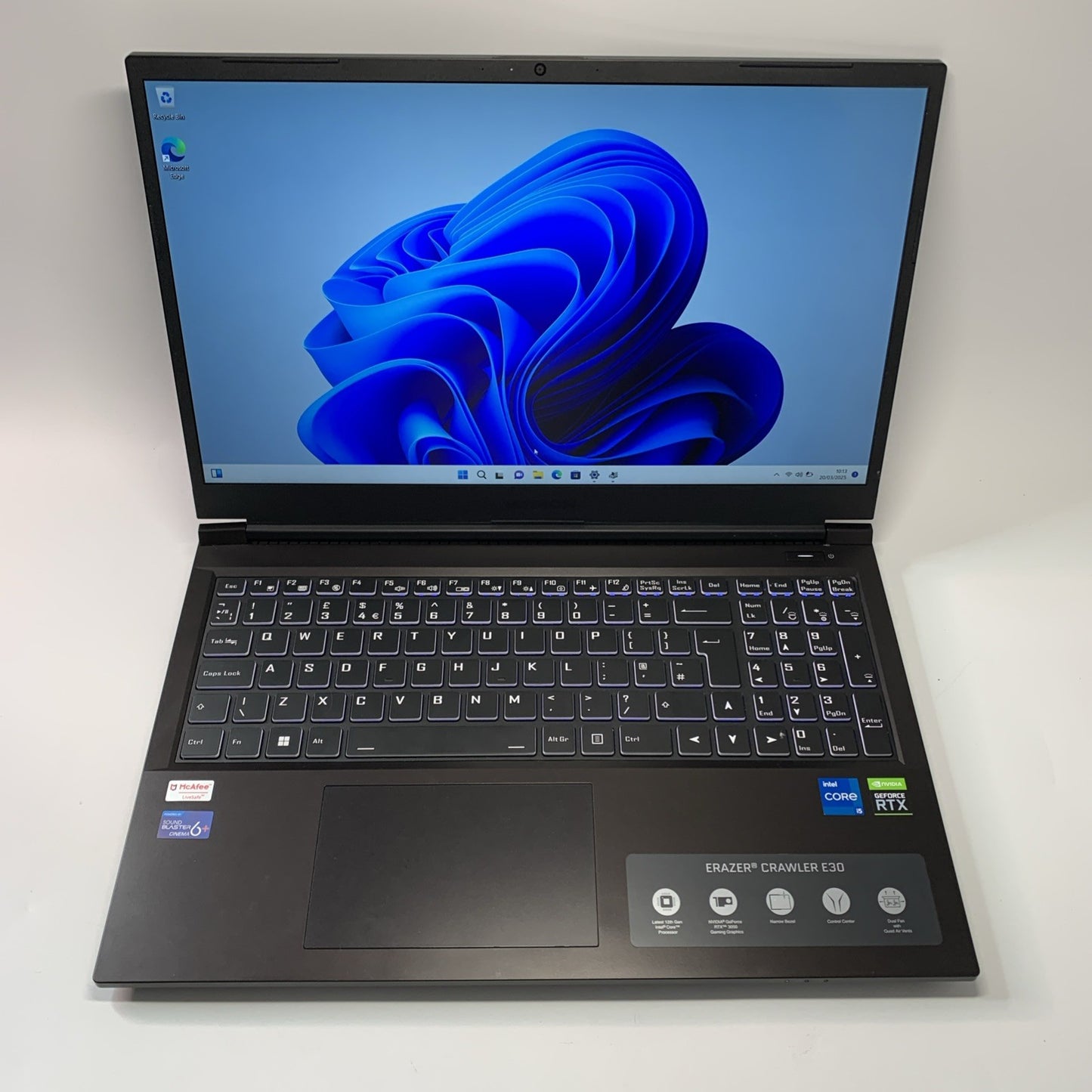 Medion Erazer Crawler E30 Core i5-12450H 8GB 512GB RTX 3050 15.6 Inch Win 11