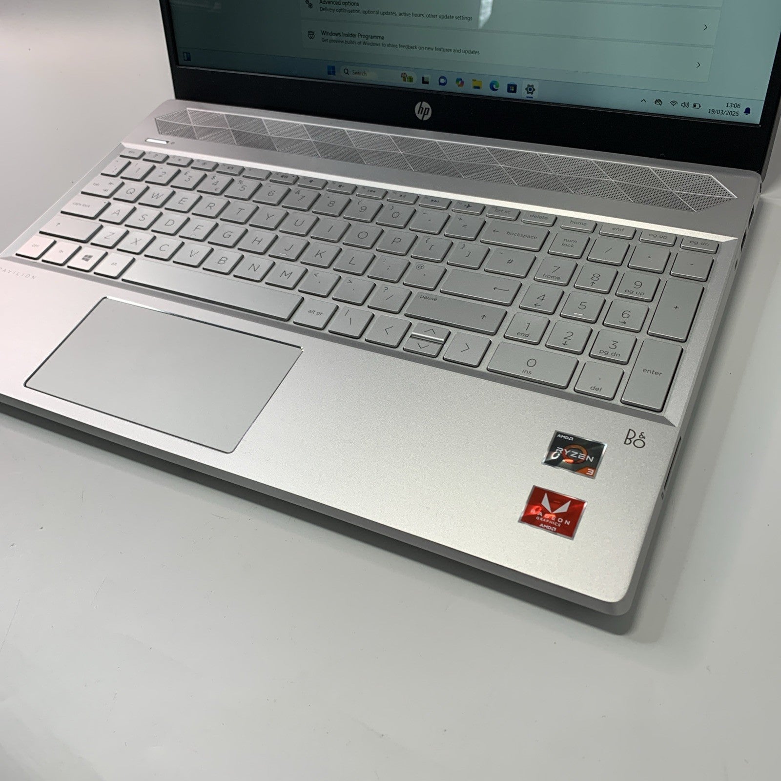HP Pavilion 15-CW1004NA 15.6” AMD Ryzen 3 3300U 8GB 256 Touchscreen Grade A