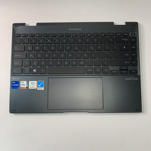 ASUS Zenbook 14 Flip UP5401Z Complete Palmrest Assembly UK keyboard