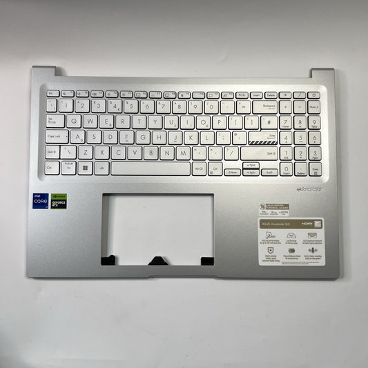 ASUS VivoBook 16X K3605Z UK Keyboard Palmrest Cover Silver