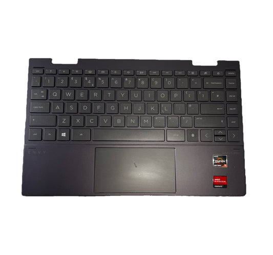 Genuine HP Envy X360 13-AY0XXX Palmrest Assembly UK Keyboard, Touchpad
