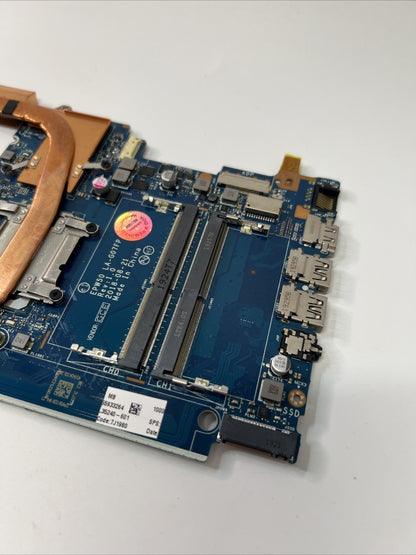 Genuine HP 15-da1013ne Motherboard i5 8th Gen L35240-601 (WORKS) + Heatsink