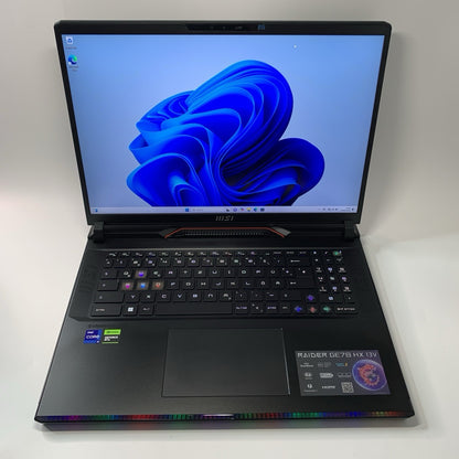MSI Raider GE78HX 13VI-062UK 17" QHD+ Gaming Laptop i9-13950HX 64GB 2TB RTX4080