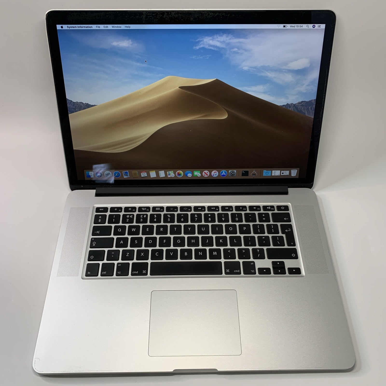 MacBook Pro Retina 15” inch, Mid 2014 2.2GHz i7 16GB 256GB Intel Iris Pro