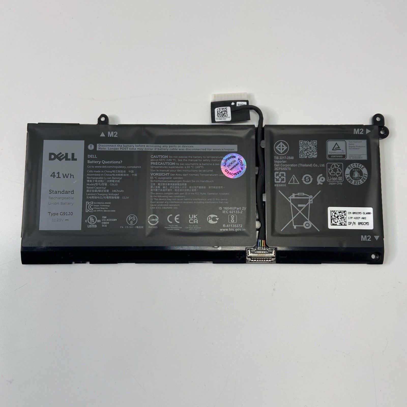 Genuine Dell Latitude 3320, 3420, 3520, Vostro 3510 Series Laptop Battery